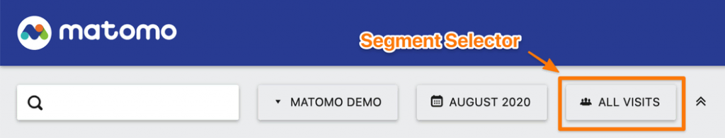 Accessing Segment Selector through Matomo