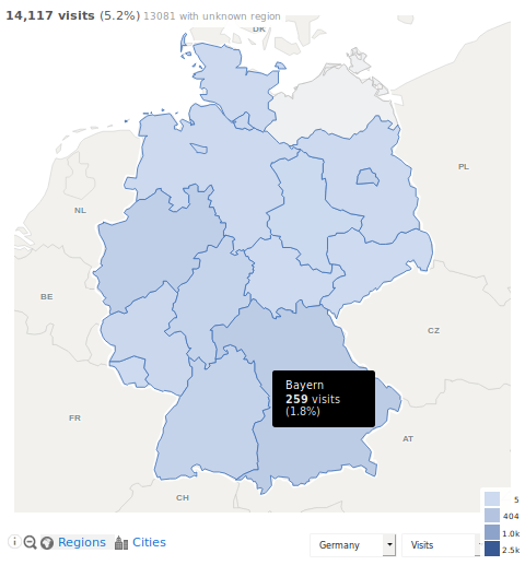 Germany-map-showing-visits-by-region