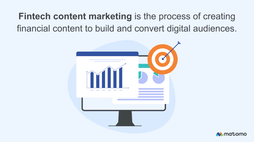 Definition of fintech content marketing.